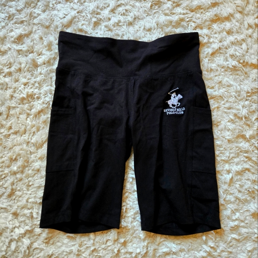 Beverly Hills Polo Club Black Shorts With Pockets